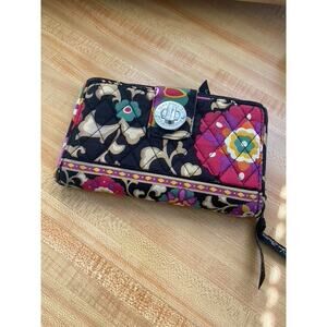 Vera Bradley Women's Floral Print Large Wallet